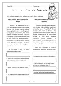 Dia do Soldado Interpretação