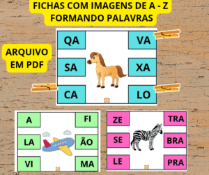 JOGO SILÁBICO- FORMANDO PALAVRAS