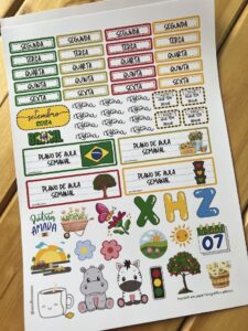 KIT ADESIVOS PLANO DE AULA + INCENTIVOS (SETEMBRO)