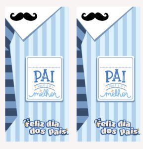 Dia dos pais card caneta.