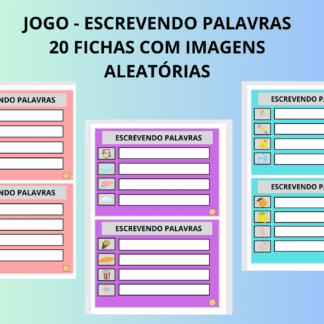 Cards- escrevendo palavras
