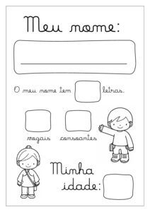 Conhecendo Meu Nome – Ed. Infantil