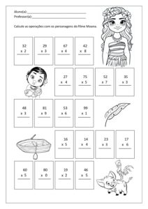 Multiplicação com Moana