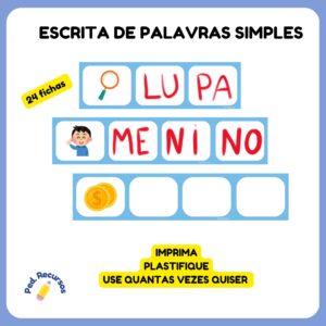 Escrita de palavras simples