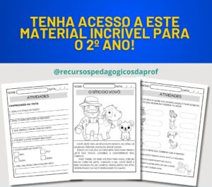 Sequência Didática O Sítio do Vovô 2º ano