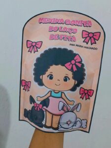 Luva “menina bonita do laço de fita”