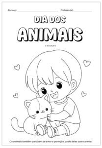 Dia dos Animais – Colorir