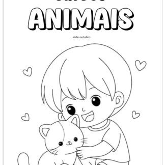 Dia dos Animais - Colorir