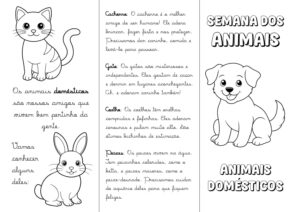 Folhetinhos animais