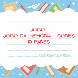Jogo da memória - cores