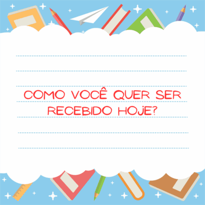 Recepção na porta