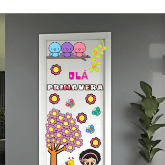 Painel de porta primavera