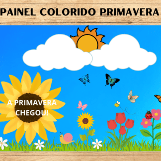 PAINEL COLORIDO PRIMAVERA