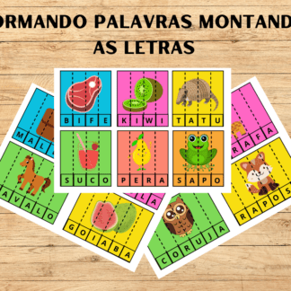 FORMANDO PALAVRAS ENCAIXANDO AS LETRAS