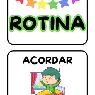 ROTINA DIÁRIA CARDS