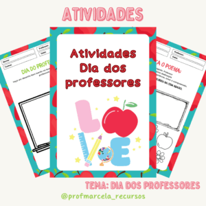 Atividade dia dos professores