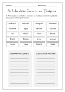 Substantivo Comum ou Próprio