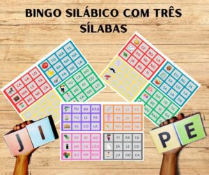 BINGO SILÁBICO COM TRÊS SÍLABAS