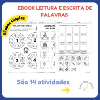 Apostila de atividades para a alfabetização