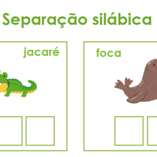 Separação silábica