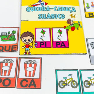 Quebra-cabeça silábico - Dia das crianças