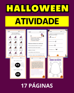 ATIVIDADE DIA DAS BRUXAS HALLOWEEN