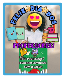Bambolê para foto dia dos professores + Cartões lembrancinhas