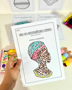 Pintura com cotonete – Consciência Negra