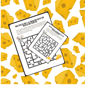 Múltiplos de 2: a saga do rato em busca do queijo!