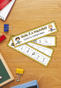 ESCRITA ESPONTÂNEA QUAL É A PALAVRA