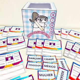 BINGO DOS SUBSTANTIVOS COMUNS E PRÓPRIOS