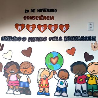 Painel decorativo dia da consciencia negra