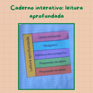 Leitura aprofundada - caderno interativo
