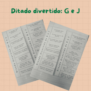 Ditado divertido: G e J
