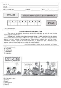 Simulados de 4º ano