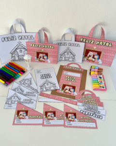 Kit Capas de Atividades tema Natal Cristão.