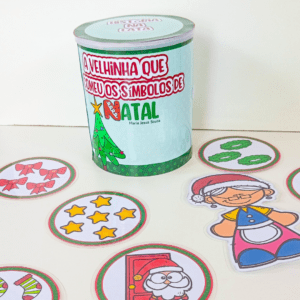 História na lata – A velhinha que comeu os símbolos de Natal