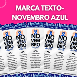 MARCA TEXTO- NOVEMBRO AZUL