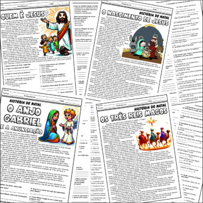 🎄🎄 PACOTE DE ATIVIDADES SOBRE O NATAL 🎄🎄 - Image 5