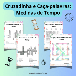 Cruzadinha e Caça-palavras: Medidas de Tempo