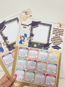 calendário de formatura