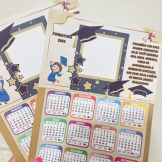calendário de formatura