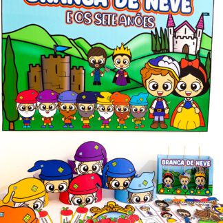 Kit Branca de Neve e os 7 anões