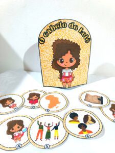 Luva de história “o cabelo de lelê”