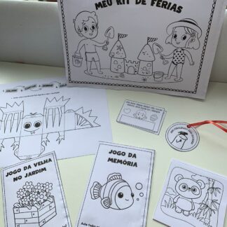 Kit de férias - Despedida do ano letivo