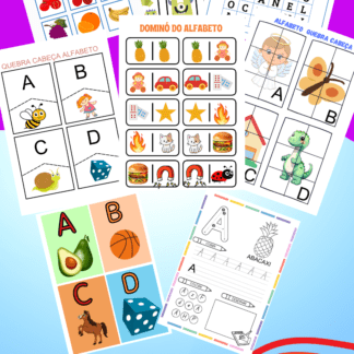 kit 10 jogos do alfabeto