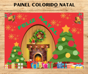 PAINEL COLORIDO DE NATAL