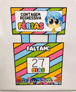 CONTAGEM REGRESSIVA PARA AS FÉRIAS – DIVERTIDAMENTE