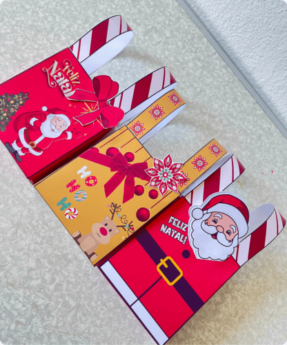 sacolinha de natal para imprimir