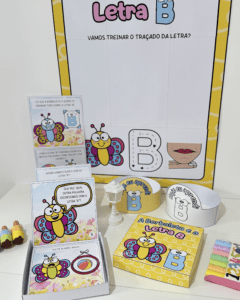 Kit História na Caixa e Cartaz Letra “B”